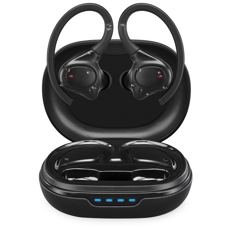 iLive IAEBTW53B Earbuds w/Charging Case Wireless Bluetooth Black