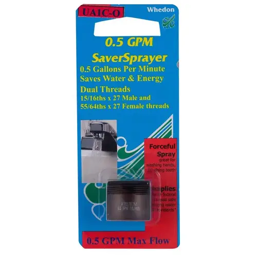 Faucet Aerator SaverSprayer Dual Thread 15/16"- 27M x 55/64"-27F Oil-Rubbed Bronze Oil-Rubbed Bronze