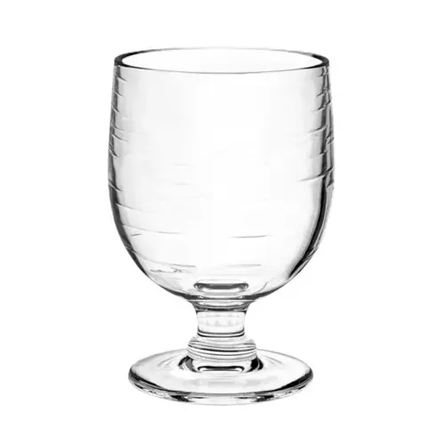 Goblet Clear Plastic Salud Clear