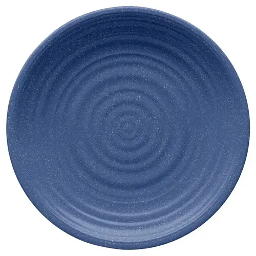 Dinner Plate Blue Bamboo/Fiber Artisan Blue