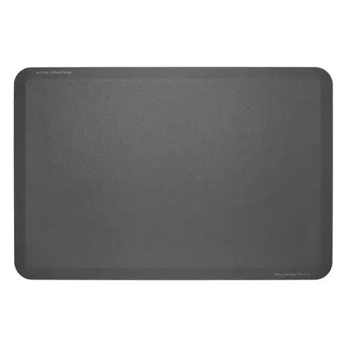 Anti-Fatigue Mat 24" W X 36" L Black Thermoplastic Stone Anti-Fatigue Mat 24" W X 36" L Black Thermoplastic Stone