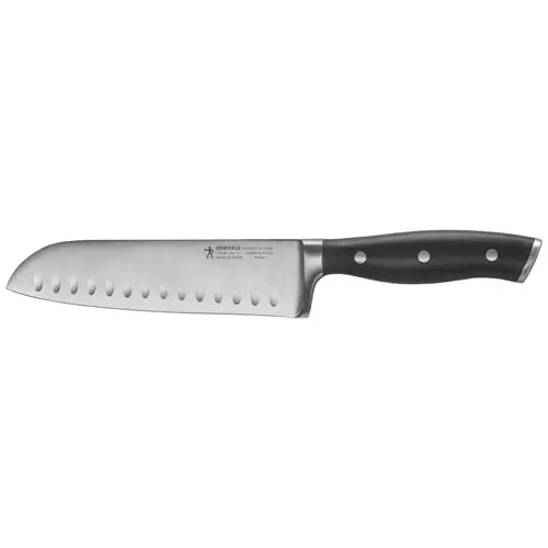 J. A. Henckels International Forged Accent 7 In. Hollow Edge Santoku Knife Satin J. A. Henckels International Forged Accent 7 In. Hollow Edge Santoku Knife Satin