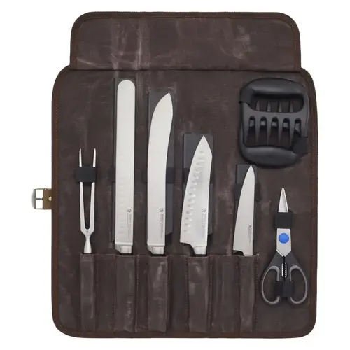 Knife Set Stainless Steel Chef's 9 pc Satin Knife Set Stainless Steel Chef's 9 pc Satin
