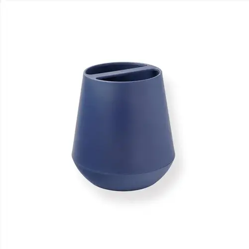 Toothbrush Holder Belize Navy Plastic Navy Toothbrush Holder Belize Navy Plastic Navy