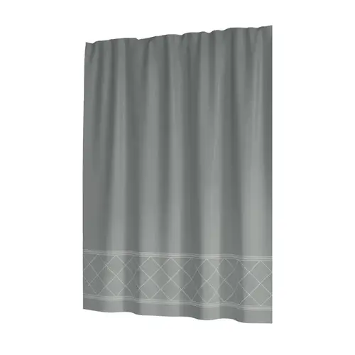 Shower Curtain Radiance 72" H X 72" W Limestone Polyester Limestone