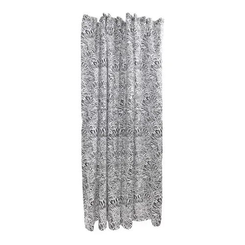 Shower Curtain Dandelion 72" H X 72" W Black Polyester Black Shower Curtain Dandelion 72" H X 72" W Black Polyester Black