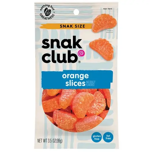 Gummi Candy Orange Slices 3.5 oz Bagged - pack of 12 Gummi Candy Orange Slices 3.5 oz Bagged - pack of 12