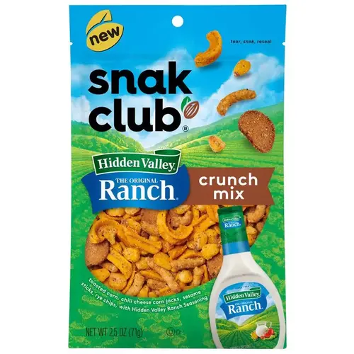 Snack Mix Hidden Valley Ranch 2.5 oz Bagged - pack of 6 Snack Mix Hidden Valley Ranch 2.5 oz Bagged - pack of 6