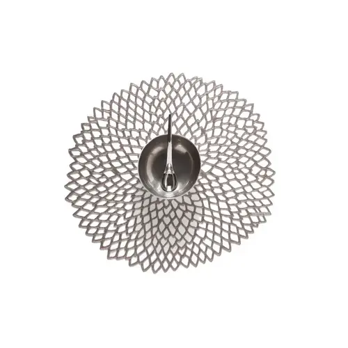 Placemats TerraStrand Gunmetal Vinyl 15" 14" Gunmetal Placemats TerraStrand Gunmetal Vinyl 15" 14" Gunmetal