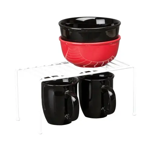 Storage Shelf 5-1/4" H X 10-3/4" W X 5-1/4" L PE Coated White PE Coated