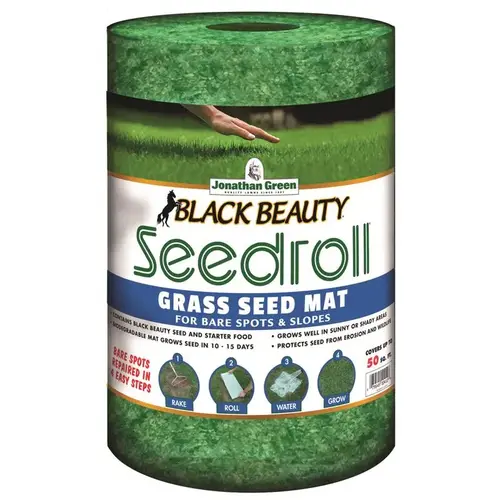 Black Beauty 50 Sq. Ft. Coverage Grass Seed Roll Black Beauty 50 Sq. Ft. Coverage Grass Seed Roll