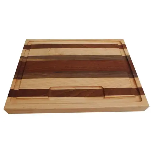 Chopping Board 16" L X 12" W X 1.5" Wood Natural Chopping Board 16" L X 12" W X 1.5" Wood Natural