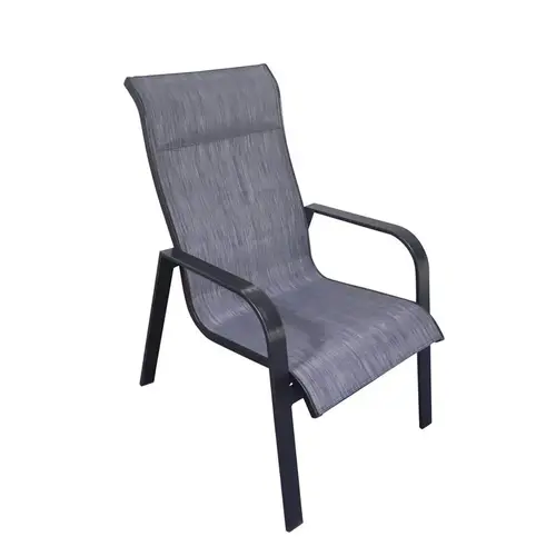 Chair Pacifica Black Aluminum Frame Sling Chair Pacifica Black Aluminum Frame Sling
