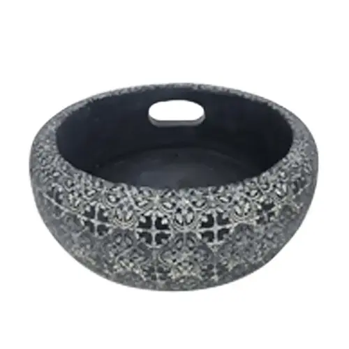 Outdoor Decoration Black/Gray Resin Echo Dot Holder Black/Gray Outdoor Decoration Black/Gray Resin Echo Dot Holder Black/Gray