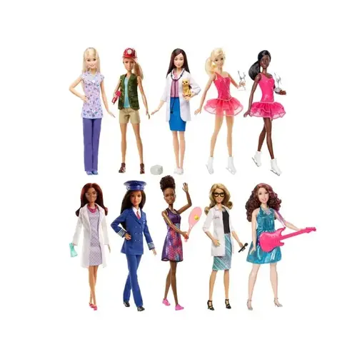 Barbie Career Assortment Plastic Multicolored Multicolored Barbie Career Assortment Plastic Multicolored Multicolored