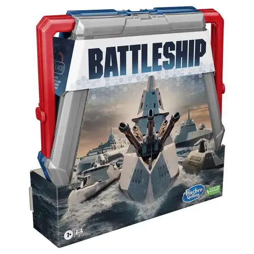 Battleship Classic Board Game Plastic Multicolored Multicolored