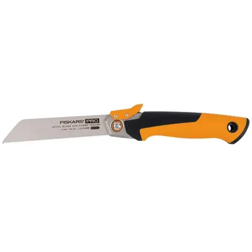 Pull Saw 6" Folding 19 TPI Flush Cut Black/Orange Pull Saw 6" Folding 19 TPI Flush Cut Black/Orange