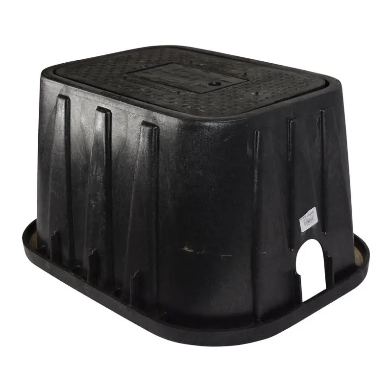 NDS Valve Box with Cover 19 W X 12 H Rectangular Black Black D1200-DIRB NDS Valve Box with Cover 19 W X 12 H Rectangular Black Black D1200-DIRB