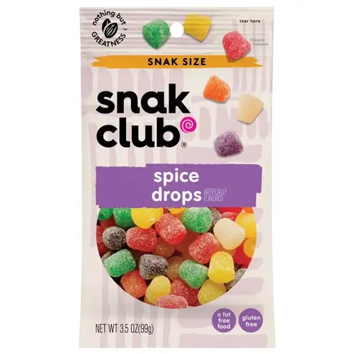 Gummi Candy Spice Drops 3.5 oz Bagged