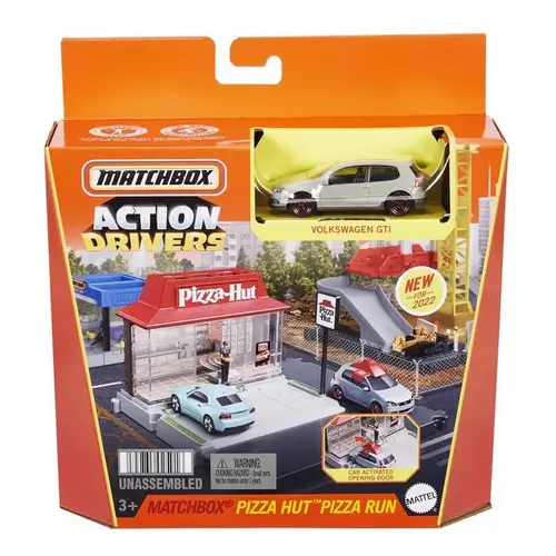 Action Drivers Playset Matchbox Plastic Assorted Assorted Action Drivers Playset Matchbox Plastic Assorted Assorted