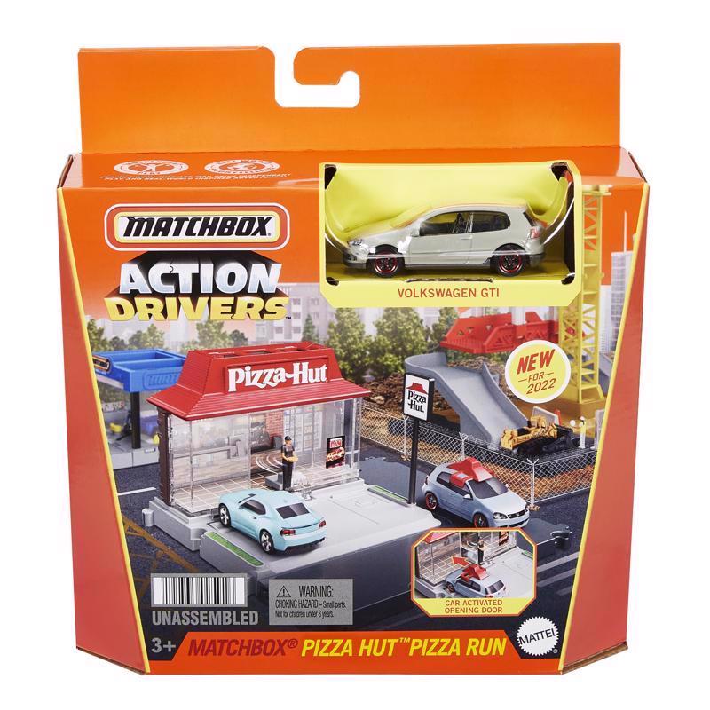 MATTEL HDL10 Action Drivers Playset Matchbox Plastic Assorted