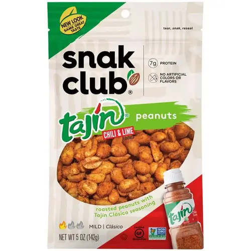 Peanuts Tajin Chili and Lime 5 oz Bagged
