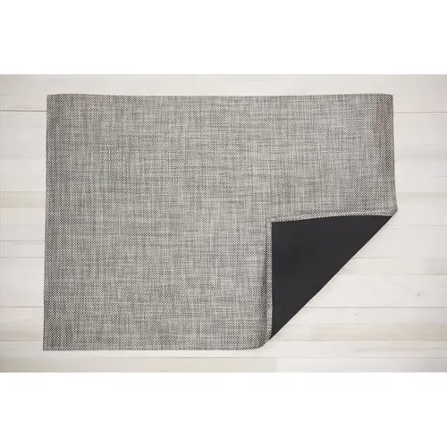Floor Mat 36" L X 23" W Gray Basketweave Woven Fiber Gray Floor Mat 36" L X 23" W Gray Basketweave Woven Fiber Gray