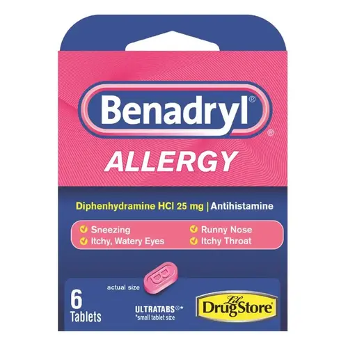 Allergy Sinus Relief 6 ct - pack of 6