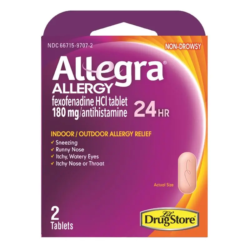 Allegra Allergy Relief 180 mg - pack of 6 97072-XCP6