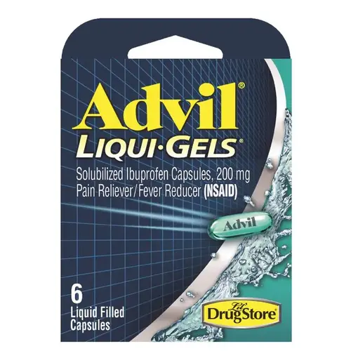 Pain Reliever/Fever Reducer Liqui-Gels 6 ct Pain Reliever/Fever Reducer Liqui-Gels 6 ct