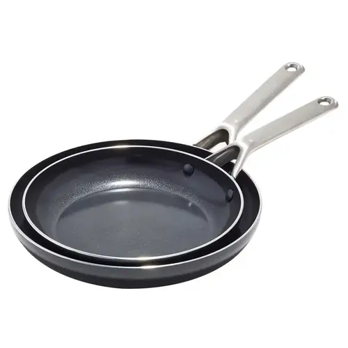 Fry Pan Set Agility Ceramic Black Black Fry Pan Set Agility Ceramic Black Black