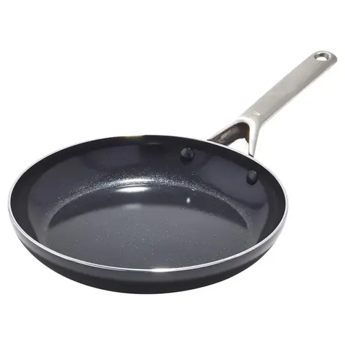 Fry Pan Agility Ceramic Coated Aluminum 12" Black Black Fry Pan Agility Ceramic Coated Aluminum 12" Black Black