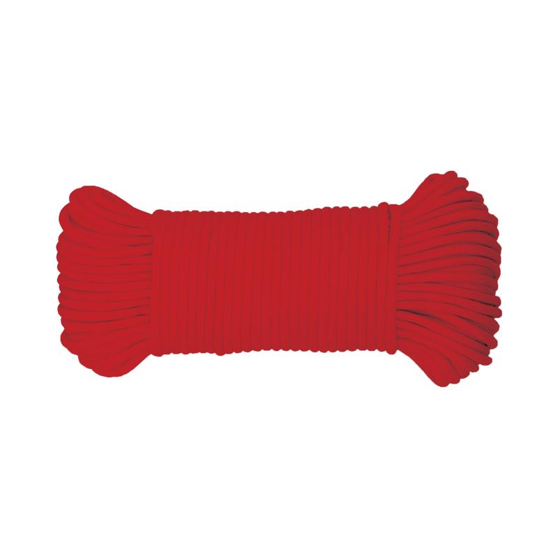 Koch 5550336 Rope 5/32" D X 100 ft. L Red Diamond Braided Paracord Red