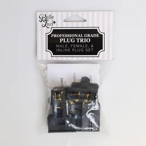 Electric Plug Kit Holiday Bright Lights LED Male/Female/Inline Plugs SPT2 0 ft. 0 lights Black Electric Plug Kit Holiday Bright Lights LED Male/Female/Inline Plugs SPT2 0 ft. 0 lights Black