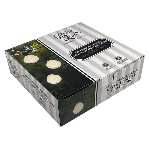 LED Replacement Bulb Holiday Bright Lights LED G50 Single Filament Frosted Warm White 2.5 LED Replacement Bulb Holiday Bright Lights LED G50 Single Filament Frosted Warm White 2.5