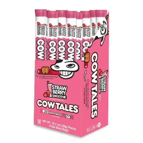 Candy Goetze's Cow Tales Strawberry Smoothie 36 oz Candy Goetze's Cow Tales Strawberry Smoothie 36 oz