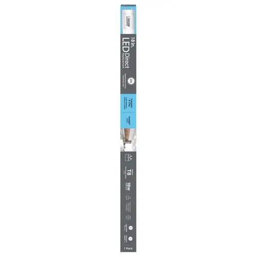 LED Linear Lamp T8 Daylight 18" Bi-Pin T8 18 Watt Equivalence White LED Linear Lamp T8 Daylight 18" Bi-Pin T8 18 Watt Equivalence White