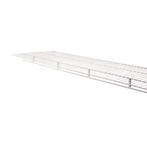 Linen Shelf 96" H X 12" W X 1.9" L Steel White Linen Shelf 96" H X 12" W X 1.9" L Steel White