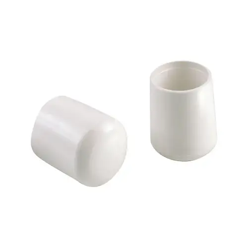 Leg Tip Vinyl White Round White Leg Tip Vinyl White Round White