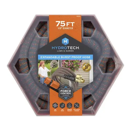 Lightweight Garden Hose 5/8" D X 75 ft. L Medium Duty Expandable Orange Lightweight Garden Hose 5/8" D X 75 ft. L Medium Duty Expandable Orange