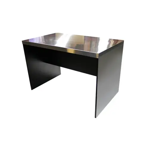 ADA Desk Black/Silver 33.81 H X 51.096 W X 30.182 L Wood Black/Silver