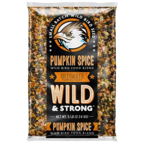 Wild Bird Seed Wild & Strong Ultimate Pumpkin Spice Songbird Pumpkin Seed 5 lb Wild Bird Seed Wild & Strong Ultimate Pumpkin Spice Songbird Pumpkin Seed 5 lb