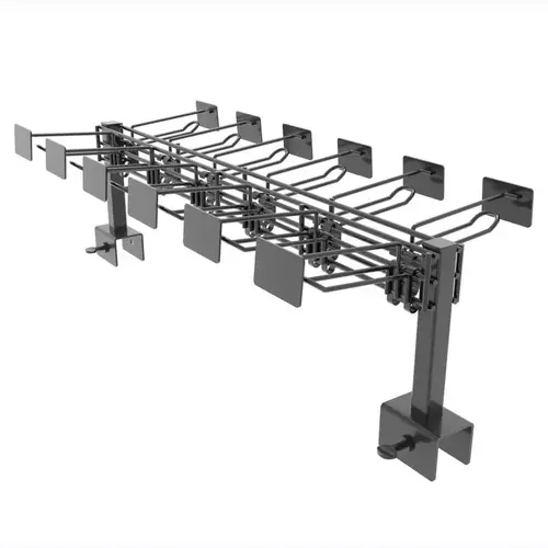 Fixture 8.5" H X 10" W X 25" D Black Metal Impulse Black Fixture 8.5" H X 10" W X 25" D Black Metal Impulse Black