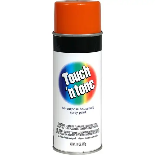 Spray Paint Touch N Tone Gloss Orange 10 oz Orange - pack of 6 Spray Paint Touch N Tone Gloss Orange 10 oz Orange - pack of 6