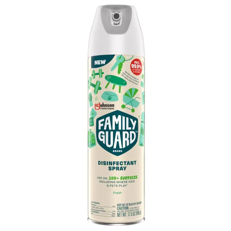 S C JOHNSON WAX Disinfectant Spray Fresh Scent 17.5 oz - pack of 8 00861-XCP8
