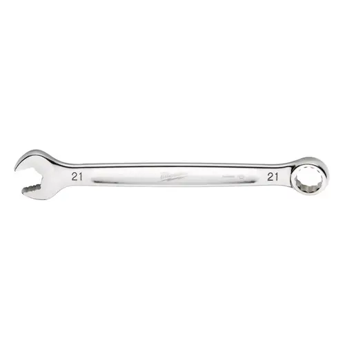 Combination Wrench, Metric, 21 mm Head, 10.71 in L, 12-Point, Steel, Chrome Combination Wrench, Metric, 21 mm Head, 10.71 in L, 12-Point, Steel, Chrome