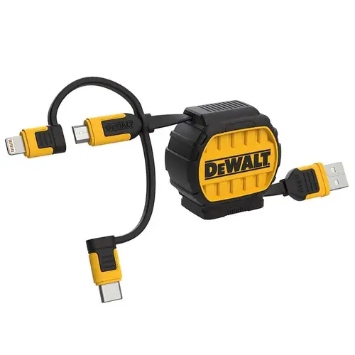 3-in-1 Cable USB to Micro to Type C 3 ft. Black/Yellow Black/Yellow 3-in-1 Cable USB to Micro to Type C 3 ft. Black/Yellow Black/Yellow