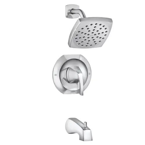 Tub and Shower Faucet Lindor 1-Handle Chrome Chrome Tub and Shower Faucet Lindor 1-Handle Chrome Chrome