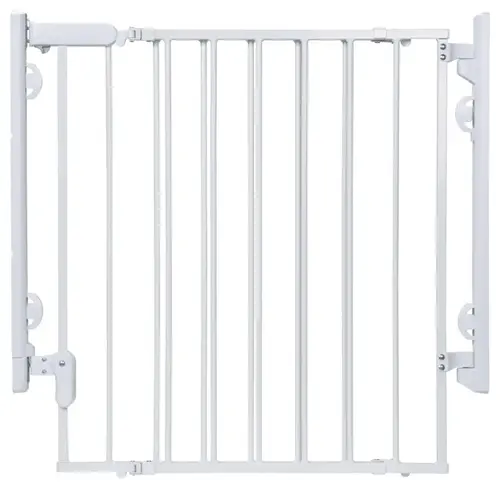 Stairway Gate White 28" H X 29 - 42" W Metal White