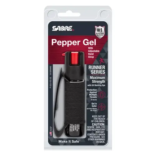 Pepper Spray Runner Black Plastic Black Pepper Spray Runner Black Plastic Black